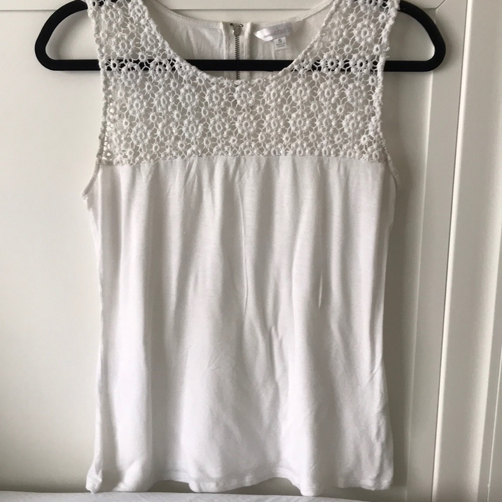 White Detail Top